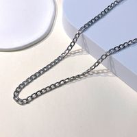 1 Piece Retro Rabbit Cross Bear Stainless Steel Alloy Inlay Turquoise Unisex Pendant Necklace sku image 1