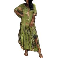 Women's Fashion Tie Dye Printing And Dyeing Cover Ups main image 3
