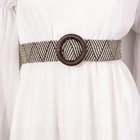 Bohemian Solid Color Straw Women's Woven Belts main image 4