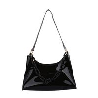 Women's Small All Seasons Pvc Solid Color Vintage Style Square Zipper Shoulder Bag sku image 1