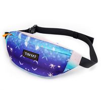 Men's Fashion Solid Color Polyester Dragon Dance Cloth Waterproof Waist Bags sku image 13