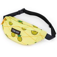 Men's Fashion Solid Color Polyester Dragon Dance Cloth Waterproof Waist Bags sku image 14
