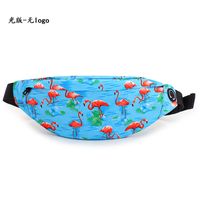Men's Fashion Solid Color Polyester Dragon Dance Cloth Waterproof Waist Bags sku image 10