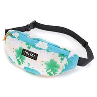 Men's Fashion Solid Color Polyester Dragon Dance Cloth Waterproof Waist Bags sku image 12