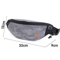 Men's Fashion Solid Color Polyester Dragon Dance Cloth Waterproof Waist Bags sku image 21