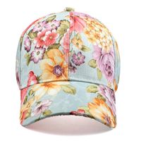 Women's Fashion Flower Baseball Cap main image 1