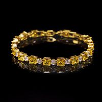 1 Piece Fashion Water Droplets Copper Inlay Zircon Bracelets sku image 12