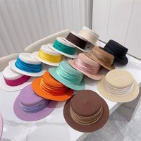 Mujeres Moda Dulce Color Sólido Aleros Anchos Sombrero De Copa sku image 11