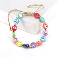 1 Piece Fashion Eye Glass Beaded Copper Gold Plated Women's Bracelets main image 2