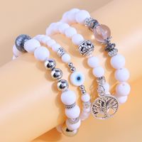 4 Piece Set Ethnic Style Devil's Eye Tree Beaded Alloy Women's Bracelets main image 1