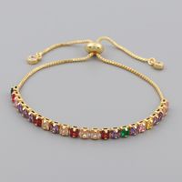 European And American Popular Colorful Zircon Bracelet Multi-style Retro Style Sweet Romantic Lady Bracelet sku image 10