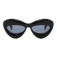 Vintage Style Lips Ac Special-shaped Mirror Full Frame Women's Sunglasses main image 3