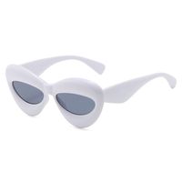 Vintage Style Lips Ac Special-shaped Mirror Full Frame Women's Sunglasses sku image 2