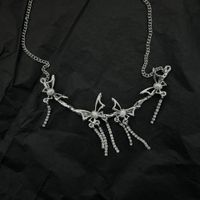 1 Stück Mode Wassertropfen Schmetterling Legierung Inlay Künstliche Perlen Frau Halskette sku image 1