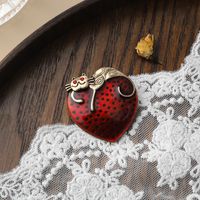 Retro Flower Bow Knot Alloy Enamel Inlay Artificial Gemstones Women's Brooches sku image 11