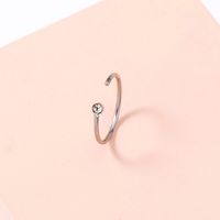 1 Piece Fashion Round Stainless Steel Plating Nose Ring main image 5