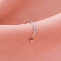 1 Piece Fashion Round Stainless Steel Plating Nose Ring main image 2