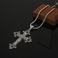 Gothic Cross Alloy Plating 14k Gold Plated Unisex Pendant Necklace main image 4