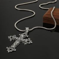 Gothic Cross Alloy Plating 14k Gold Plated Unisex Pendant Necklace main image 3