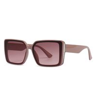 Fashion Solid Color Pc Square Patchwork Full Frame Men's Sunglasses sku image 5