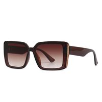 Fashion Solid Color Pc Square Patchwork Full Frame Men's Sunglasses main image 3
