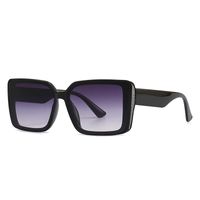 Fashion Solid Color Pc Square Patchwork Full Frame Men's Sunglasses sku image 3