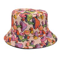 Unisex Cartoon Style Mushroom Wide Eaves Bucket Hat sku image 21