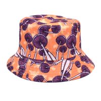 Women's Fashion Geometric Printing Flat Eaves Bucket Hat sku image 32
