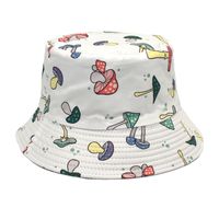 Unisex Cartoon Style Mushroom Wide Eaves Bucket Hat sku image 24