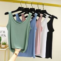 Women's Blouse Tank Tops Backless Fashion Solid Color main image 3