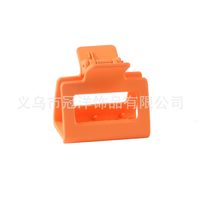 Solid Color Frosted Rectangular Ps Material Hair Clip sku image 28