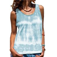 Women's T-shirt Sleeveless Tank Tops Printing Fashion Tie Dye main image 3