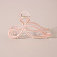 Lady Sweet Bow Knot Plastic Hair Claws 1 Piece sku image 6