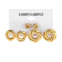 1 Set Fashion Heart Shape Alloy Inlay Rhinestones Pearl Women's Drop Earrings Earrings Ear Studs sku image 5