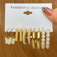 1 Set Fashion Heart Shape Alloy Inlay Rhinestones Pearl Women's Drop Earrings Earrings Ear Studs sku image 32