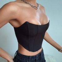 Women's Blouse Tank Tops Backless Fashion Solid Color main image 6