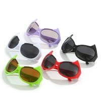 Fashion Pc Special-shaped Mirror Full Frame Women's Sunglasses main image 4