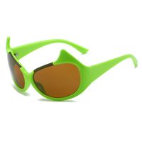 Mode Pc Miroir De Forme Spéciale Plein Cadre Femmes De Lunettes De Soleil sku image 3