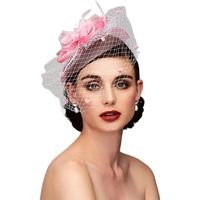 Fashion Flower Gauze Handmade Birdcage Veils 1 Piece sku image 7