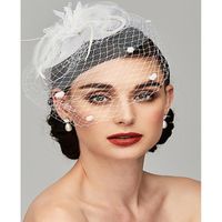 Fashion Flower Gauze Handmade Birdcage Veils 1 Piece main image 6