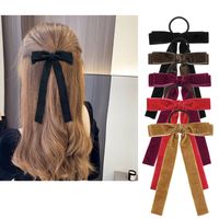 Fashion Bow Knot Flannel Handmade Hair Tie 1 Piece main image 5
