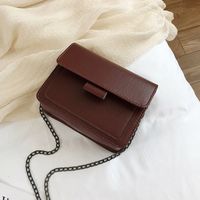 Small Pu Leather Vintage Style Square Bag sku image 8