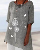 Women's Blouse Short Sleeve T-shirts Printing Fashion Butterfly main image 3