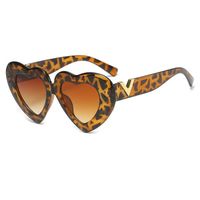 Fashion Multicolor Heart Shape Ac Cat Eye Full Frame Women's Sunglasses sku image 8