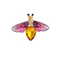 Simple Style Butterfly Alloy Plating Rhinestones Women's Brooches 1 Piece sku image 8