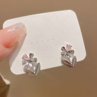 1 Pair Sweet Flower Alloy Plating Metal Women's Ear Studs sku image 20