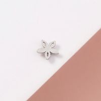 1 Piece Nose Rings & Studs Simple Style Flower 304 Stainless Steel Plating main image 4