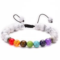 1 Piece Fashion Colorful Natural Stone Beaded Unisex Bracelets sku image 10