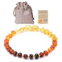 Elegant Solid Color Amber Beaded Bracelets sku image 2