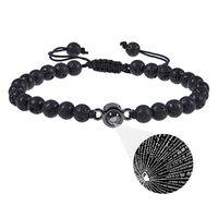 1 Pieza Estilo Simple Color Sólido Turquesa Ojo De Tigre Unisexo Pulsera sku image 5